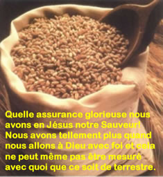 Glorieuse assurance en Jésus